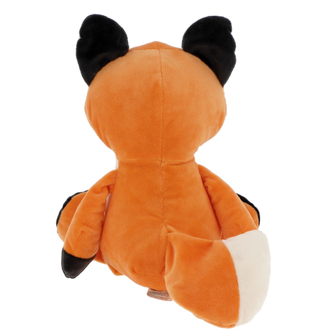 Peluche Renard + T-shirt blanc - Hauteur 23cm