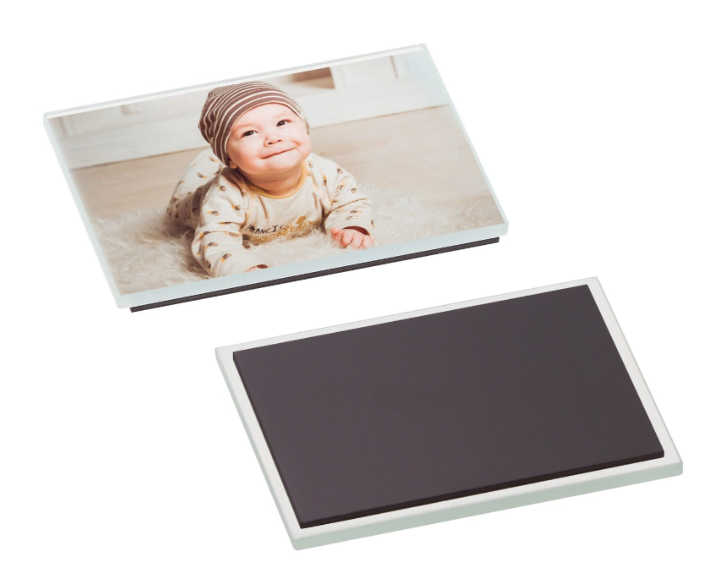 Magnet rectangulaire en verre